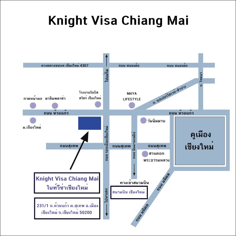 Knight Visa Chianmai Maps
